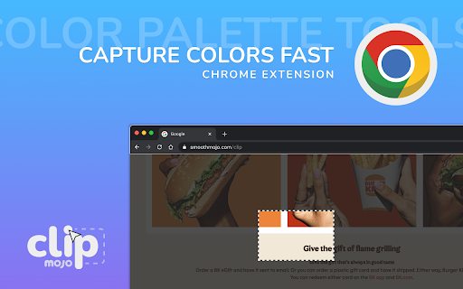 Clip Mojo - Color Palette Manager :: Professional color palette manager with eyedropper, color clipping, harmony generator, and WCAG contrast checker