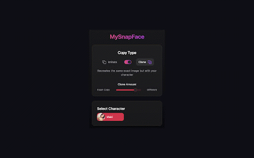 MySnapFace :: Clone and Imitate images from around the web