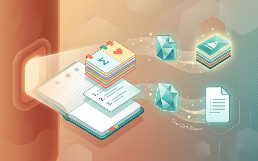 Gemini Notebook Flashcards & Quiz Export :: Export flashcards and quizzes from the learning panel to multiple formats with a single click.