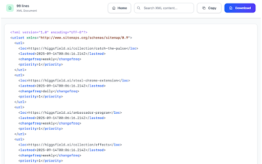 XML Viewer Plus :: Reliable XML viewer for browsers with advanced features