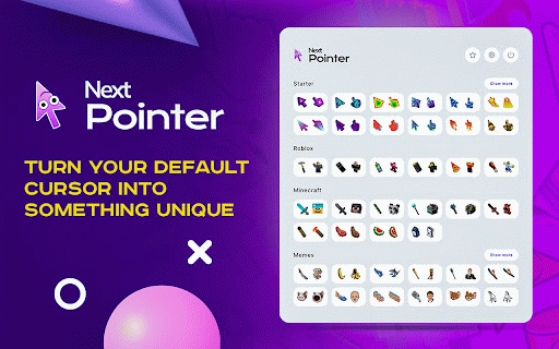 Next Pointer - Custom Cursor for Chrome™ :: Your browser, your cursor. A lightweight extension for simple cursor customization.