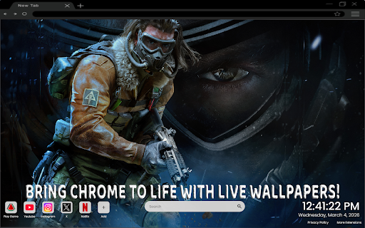 Call of Duty: Black Ops 7 Season 3 Live Wallpaper :: One of the most intense military shooter live wallpapers for Chrome – inspired by Call of Duty: Black Ops 7 Season 3.