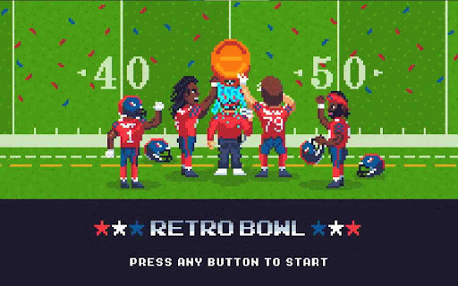 Retro Bowl Unblocked :: Enjoy Retro Bowl unblocked directly in the side panel of your Chrome™ browser! Play anytime, even at school. Have fun!