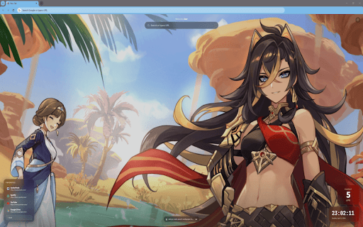 Ayaka NewTab :: Animated new tab by AyakaMods. Live scenes, parallax, audio visualizer & playlist. Made by Senku Aoki.