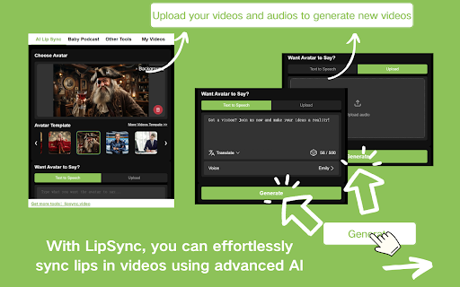 AI LipSync Video Generator - LipSync :: With LipSync, you can effortlessly sync lips in videos using advanced AI.