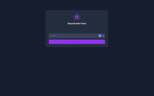 EkamDasha Pass :: Password manager with E2E encryption + Shield site security scanner