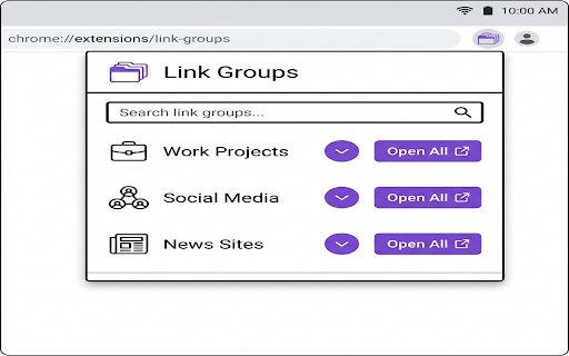 Multi-Link Opener with Groups :: Open multiple URLs in one click, grouped for easy management. Ideal for developers, researchers, and productivity enthusiasts.