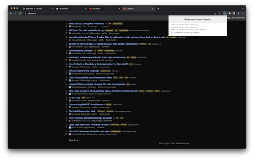 Bookmark Session :: Bookmarks your session