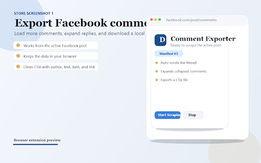 DPS.MEDIA Comment Exporter :: Xuất bình luận Facebook sang XLSX hoặc CSV.