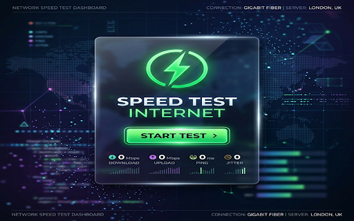 Internet Speed Test - Ping & WiFi Check :: Test download/upload speeds, ping, jitter & optimize network. Contains affiliate links to speedtestinternet.info.