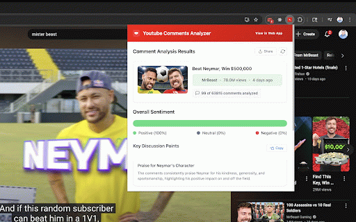 Youtube Comments Analyzer :: Quickly summarize and analyze YouTube comments using AI-powered insights.