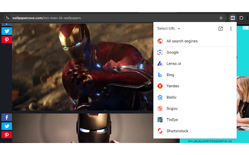 Search by Image (Slash Mark Edition) :: Search images instantly across top platforms such as Google, Bing, Yandex, Baidu, and TinEye with one powerful tool.