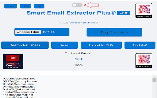 Smart Email Extractor Plus® :: Extract, validate, and categorize email addresses from various file types