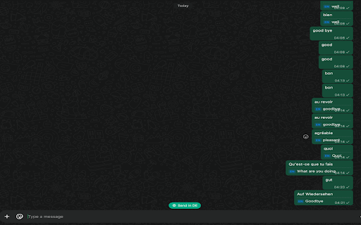 WA Translator for WhatsApp™ Web - Private AI :: Translate WhatsApp messages both ways with Chrome's built-in on-device AI. 100% private - your chats never leave your computer.