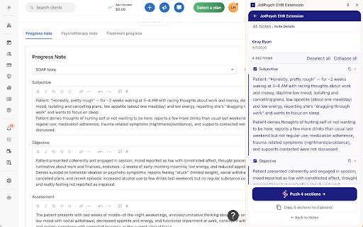 JotTransfer :: Transfer JotPsych notes directly into your EHR