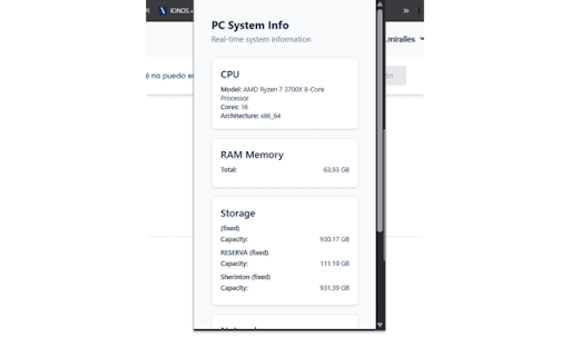 PC System Info :: Shows detailed system information