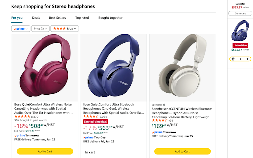 Sales Tax Gross-Up for Amazon.ca :: Adds your province's sales tax to prices on Amazon.ca, so the price you see reflects what you'll actually pay at checkout.