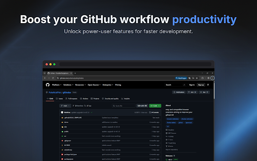 Gitindex :: Gitindex makes editing files on GitHub faster, simpler, and more seamless, right where your code lives.