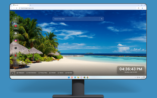 Beach Ocean Wallpapers – Tropical Nature Backgrounds :: Escape to paradise with serene tropical beaches, crystal blue oceans, and sunset backgrounds.