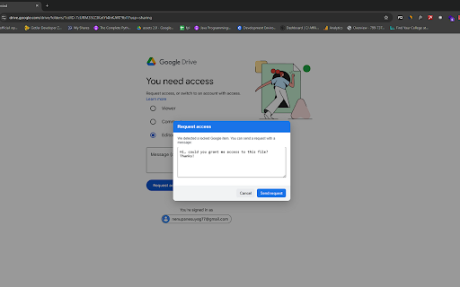 Requestly :: Automatically clicks Request access on locked Google Docs/Drive files.