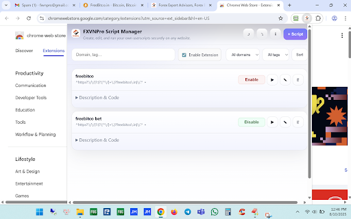 FXVNPRo Script Manager :: FXVNPRo.com - Create, edit, and run your own userscripts securely on any website.