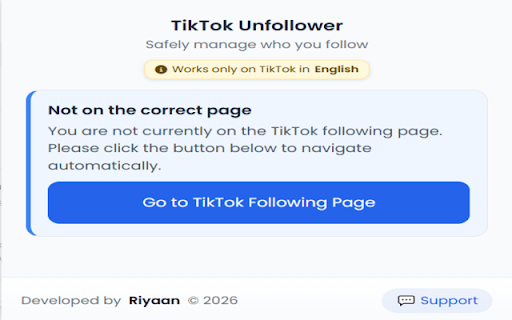 TikTok Unfollower Pro :: 🧹✨ Unfollow all your TikTok following or clean your entire following list, including friends, in just one click! 🚀🔥