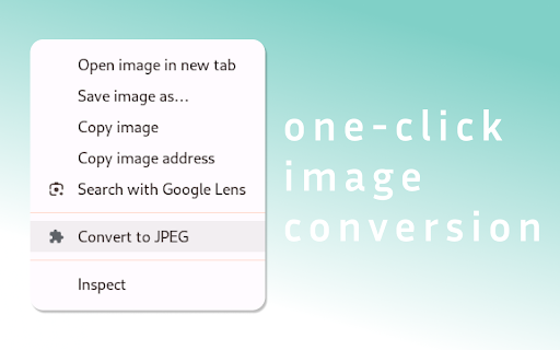 to JPEG :: Convert images to JPEG format from context menu