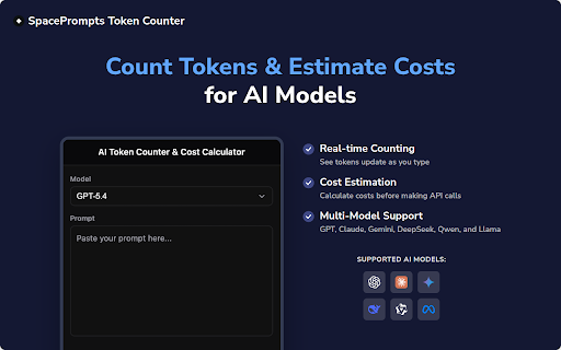 AI Prompt Token Counter :: Count tokens and estimate AI costs for any model. Supports ChatGPT, Claude, Gemini, DeepSeek, and more.