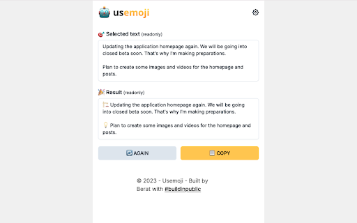 usemoji.app :: Convert to your selected list to emoji.