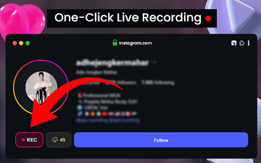 Live Video Recorder for Instagram :: Record Live Streams with one click. Search Past Lives History.