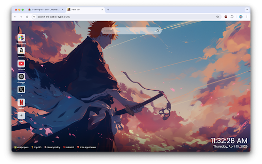 Bleach Wallpapers :: Transform your browser with Bleach Wallpapers – epic moments and Soul Reapers in every new tab!
