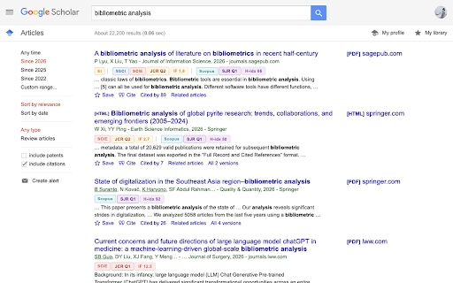 Sure's JCR/SJR Quartile :: JCR/SJR quartile (Q1–Q4) + IF + H-index + WoS/EI/Scopus index on Google Scholar. Auto-resolves truncated journal names.