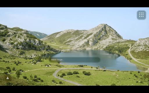 Glass newtab :: Custom newtab with glass design with custom background and search functionality