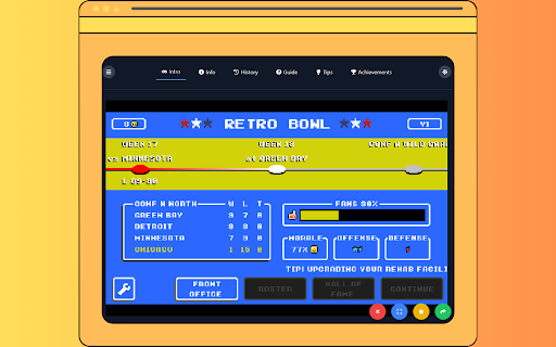 Retro Bowl Unblocked Game :: Retro Bowl Unblocked Game – Play right now on chrome