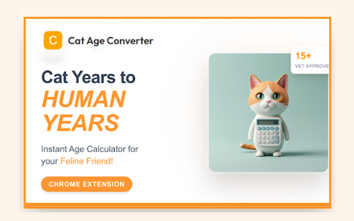 Cat Years to Human Years Calculator :: Convert cat years to human years accurately using a modern veterinary-informed model.