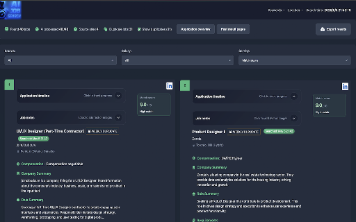 MyJobray – AI Job Search Across LinkedIn, Indeed, Glassdoor & Monster :: AI matching jobs across LinkedIn, Indeed, Glassdoor, Monster with AI summaries, job match, deduping, application progress tracking.