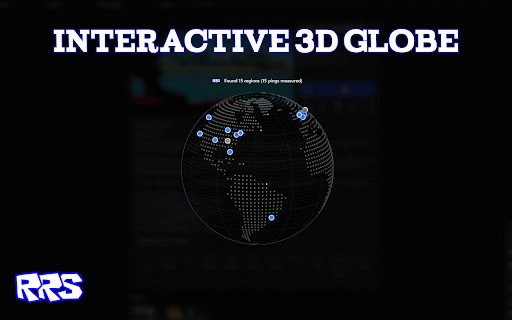 Roblox Region Selector :: Interactive globe interface to choose Roblox servers by region for better connection