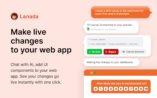Lanada :: Add components to your web app with AI