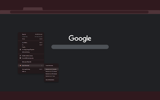 Quick Reminder :: Create quick reminders from any webpage. Right-click to set reminders with custom messages and timing.