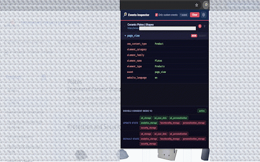 GA4 Events Inspector :: Debug GA4 events, parameters, and Consent Mode v2 directly in your browser.