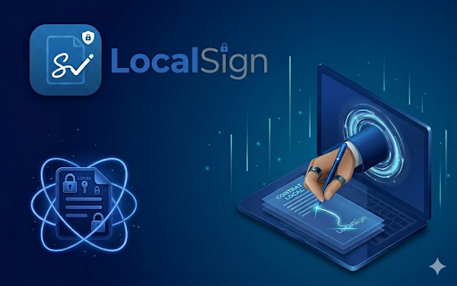LocalSign – Free PDF Signer | Edit & Write in PDF :: Free PDF signer – Edit and write in PDF documents directly in your browser. Your files never leave your computer.