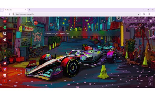 F1 New Tab & Wallpapers :: A clean, local-only new tab with curated wallpapers, glass UI, quick links, and zero tracking.