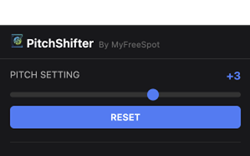 PitchShifter - Video Pitch Controller :: Adjust pitch and speed of videos independently with A/B loop functionality. Compatible with YouTube and YouTube Music.