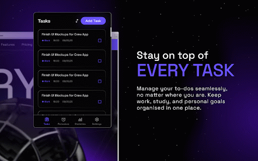 IRYS™ - Your All-in-One Productivity Extension :: Boost productivity with AI-powered task management, calendar sync, Pomodoro timers & an interactive dashboard.