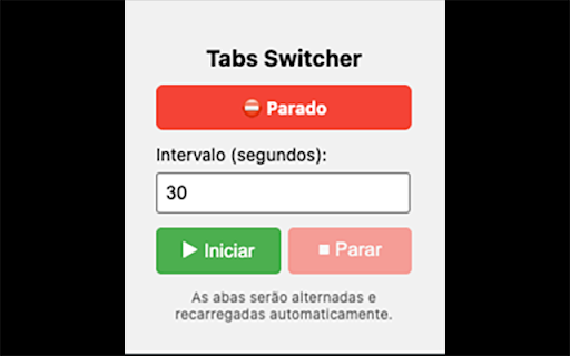 Auto Tabs Switcher :: Alterna e recarrega abas de todas as janelas em sequência.