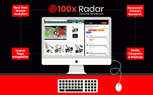 100x Radar :: Professional Amazon product research tool with bulk ASIN analysis and insights.