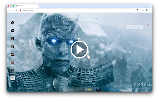 Game of Thrones Night King Live Wallpaper :: Step into the frozen north with Game of Thrones Night King Live Wallpaper