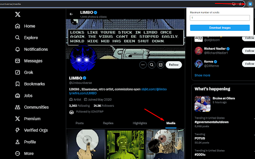 X Image Downloader :: Download images from X/Twitter profiles