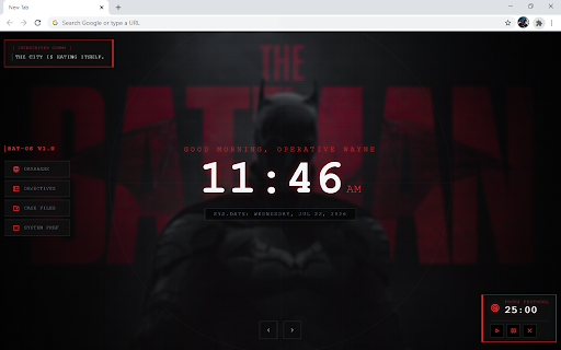 The Batman HD Wallpaper New Tab :: Customize new tab with a Batman wallpaper extension and display a 4k batman wallpaper on your screen.