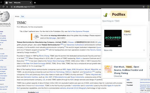 PodRex :: Get podcast recommendations as you browse the web!